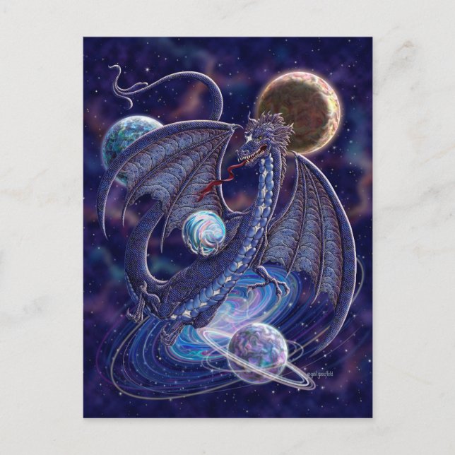 Cartão Postal Dragão Celestial (Frente)