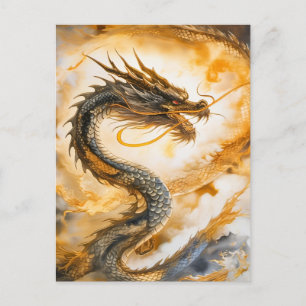 Cartão Postal Dragão Chinês