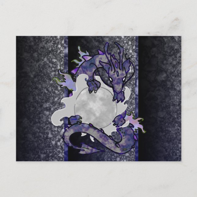 Cartão Postal Dragão da Lua (Frente)