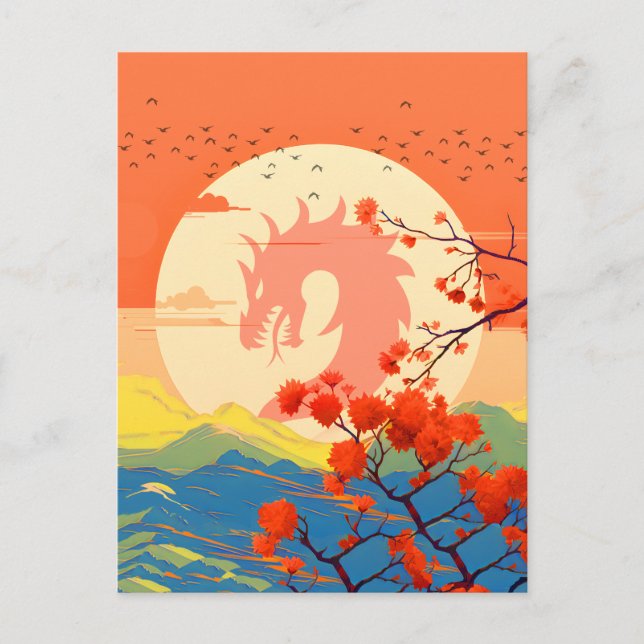 CARTÃO POSTAL DRAGÃO DA MONTANHA DA NATUREZA FLORINDO  (Frente)