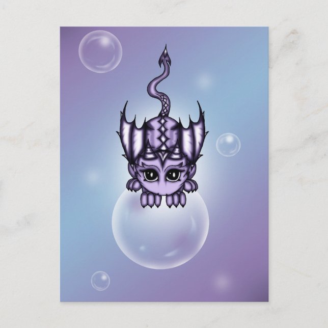 Cartão Postal Dragão de Bolhas (Frente)