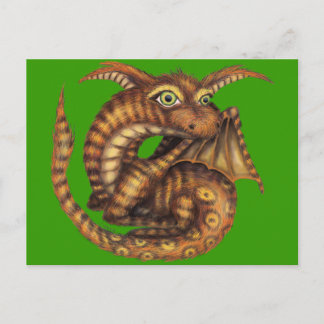 Cartão Postal Dragão de Furto de Corte