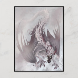 Cartão Postal Dragão de Gelo e Neve