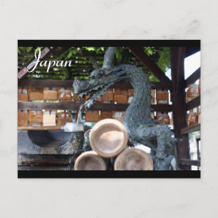Cartão Postal dragão japão
