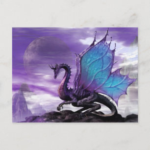 Cartão Postal Dragão Roxo