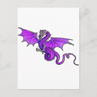 Cartão Postal Dragão Roxo
