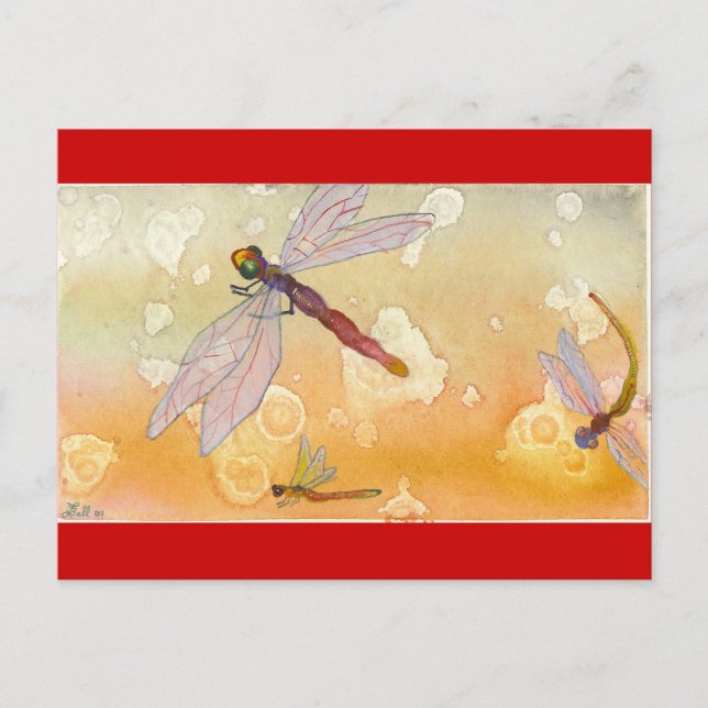 Cartão Postal "Dragões Comuns" (Frente)