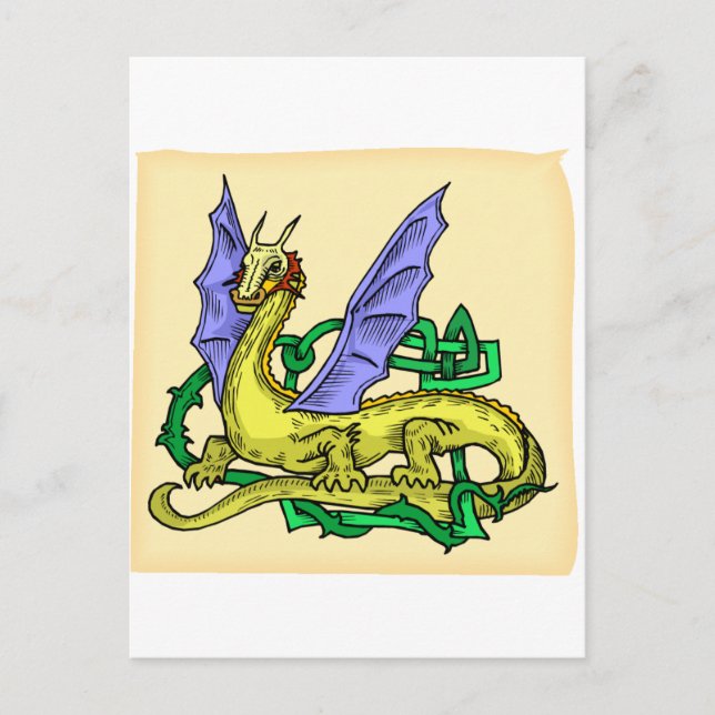 Cartão Postal Dragon Art 35 (Frente)