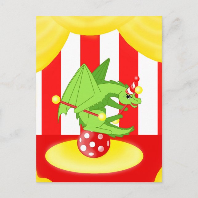 Cartão Postal Dragon Clowne (Frente)