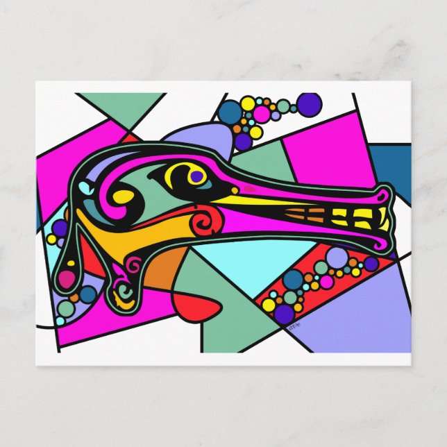 Cartão Postal Dragon Duck (Frente)