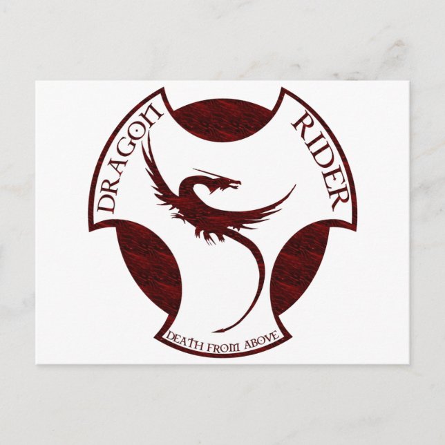 Cartão Postal Dragon Rider (Frente)