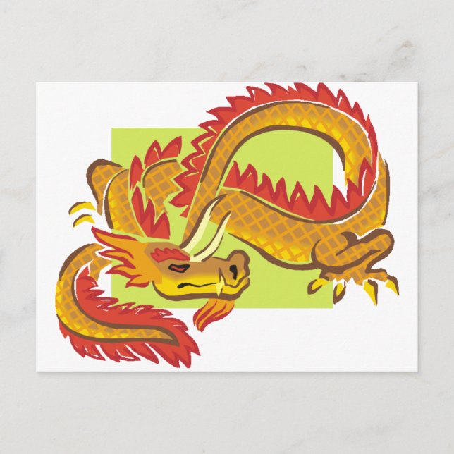 Cartão Postal Dragon Warrior 5 (Frente)