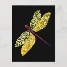 Cartão Postal Dragonfly