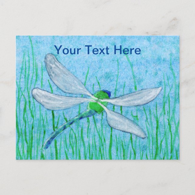 Cartão Postal Dragonfly (Frente)
