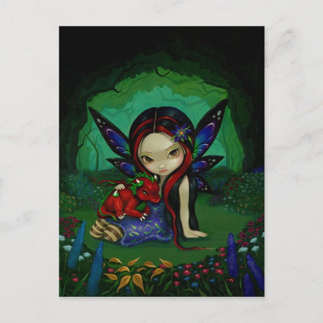 Cartão postal "Dragoning Garden I" (Frente)