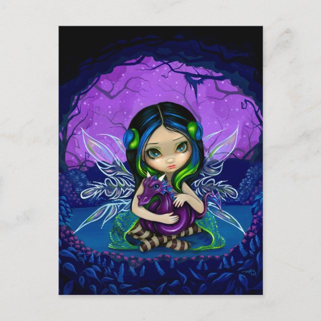 Cartão postal "Dragonling Garden II" (Frente)