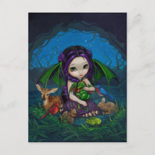 Cartão postal "Dragonling Garden III"