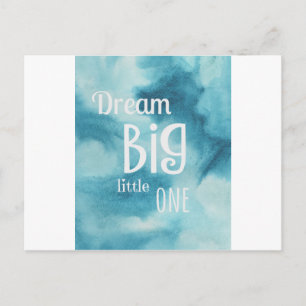 Cartão Postal Dream Big Little Cote