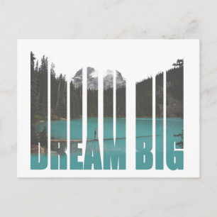 Cartão Postal Dream Grande Tipografia