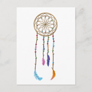 Cartão Postal Dreamcatcher Pattern
