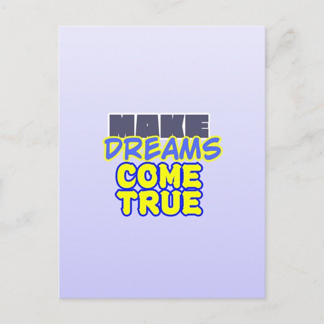 Cartão Postal Dreams (Frente)