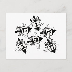 Cartão Postal Dreidels
