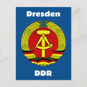 Cartão Postal Dresden, DDR, Dresden, Alemanha - Ossi da Alemanha