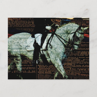 Cartão Postal Dressage Art