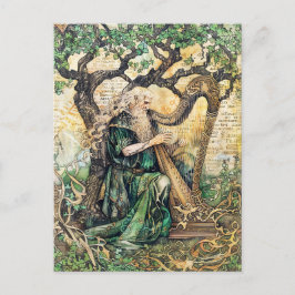 Cartão Postal Druida Sacerdote Sábio Celta da Natureza