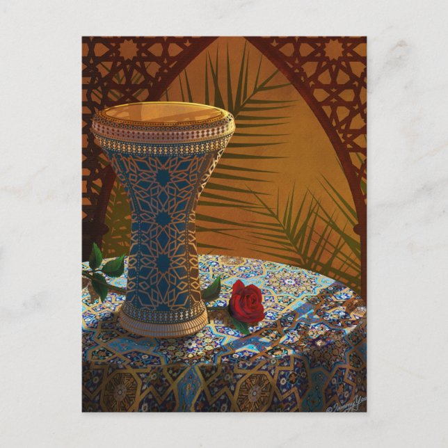 Cartão Postal Drum Dance Live! (Frente)