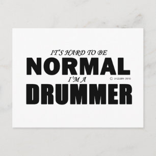 Cartão Postal Drummer Normal