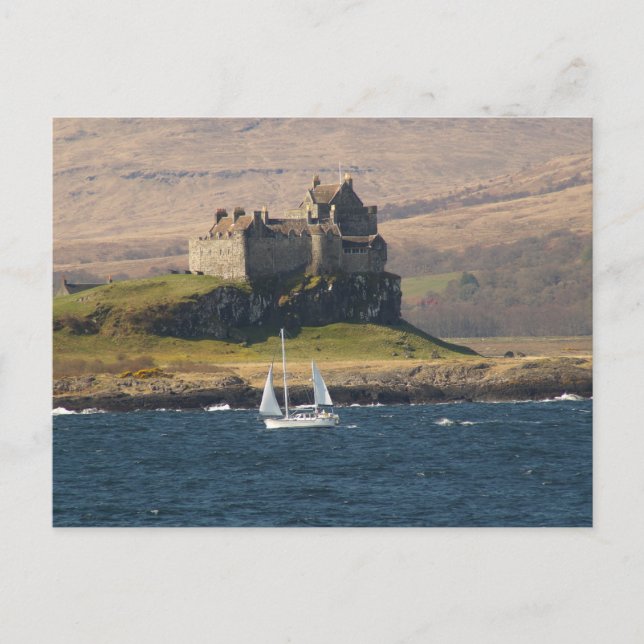 Cartão Postal Duart Castle Scotland (Frente)