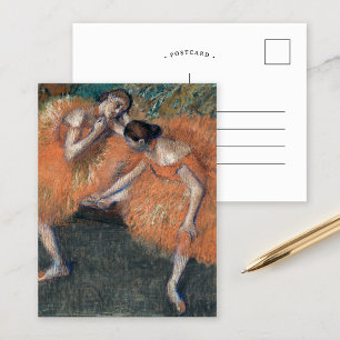 Cartão Postal Duas Bailarinas   Edgar Degas