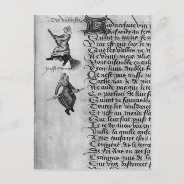 Cartão Postal Duas bruxas de "O Campeão das Dames" (Frente)