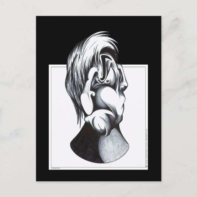 Cartão Postal Duas Facas de Tristeza (Frente)