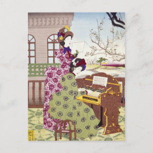 Cartão Postal Duas Mulheres Japonesas, C1890
