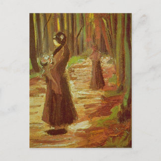Cartão Postal Duas mulheres por Vincent van Gogh