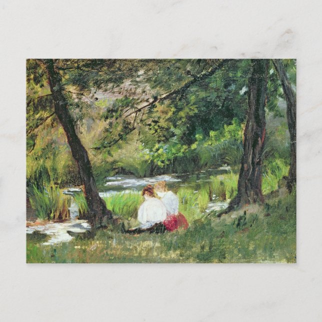 Cartão Postal Duas Mulheres Sentadas (Frente)