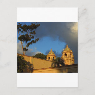 Cartão Postal Duas Torres No Parque Balboa