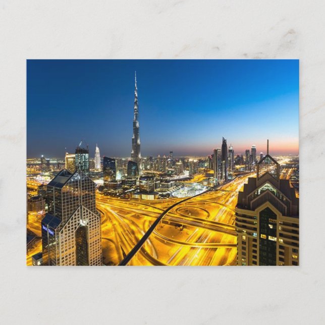 cartão postal dubai (Frente)