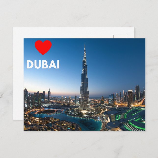 Cartão Postal Dubai (Frente/Verso)