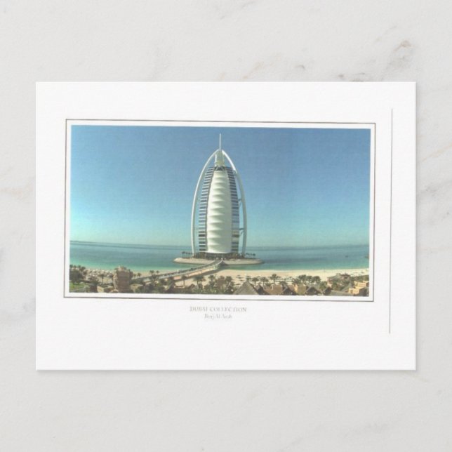 Cartão Postal Dubai - Burj Al Arab (Frente)
