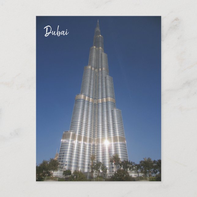 Cartão Postal dubai burj khalifa (Frente)