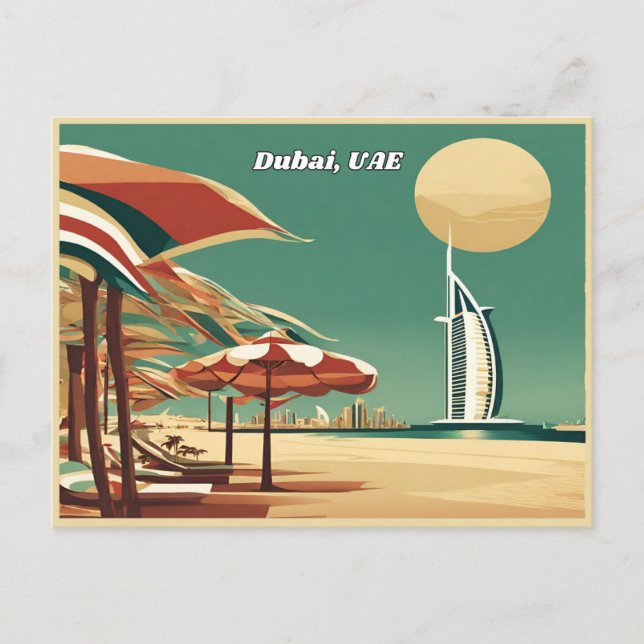 Cartão Postal Dubai, EAU (Frente)