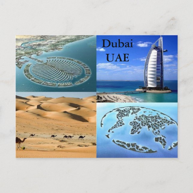 Cartão postal Dubai EAU (Frente)
