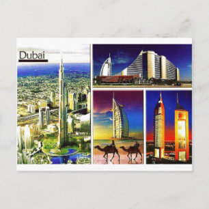 Cartão Postal DUBAI Postcard@MojiAOkubule