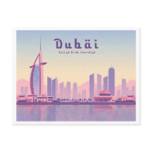 Dubai UAE Burj Khalifa Pastel Design Viagem