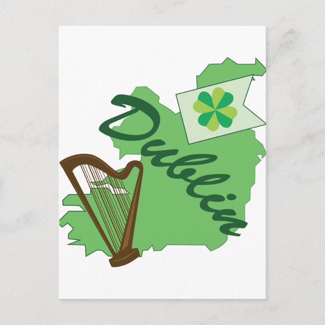 Cartão Postal Dublin (Frente)