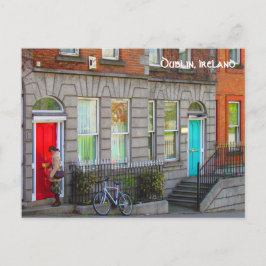 Cartão Postal Dublin doors ~Dublin, Ireland