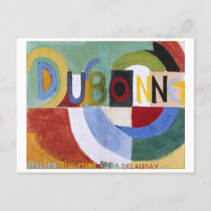 Cartão Postal Dubonnet   Sonia Delaunay  